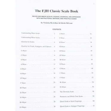 Pre-Owned The Fjh Classic Scale Book (Paperback) 1569390312 9781569390313