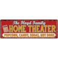 thumbnail image 1 of The FLOYD Family Home Theater Sign Gift 6x18 Metal Movies Decor 206180100469, 1 of 1
