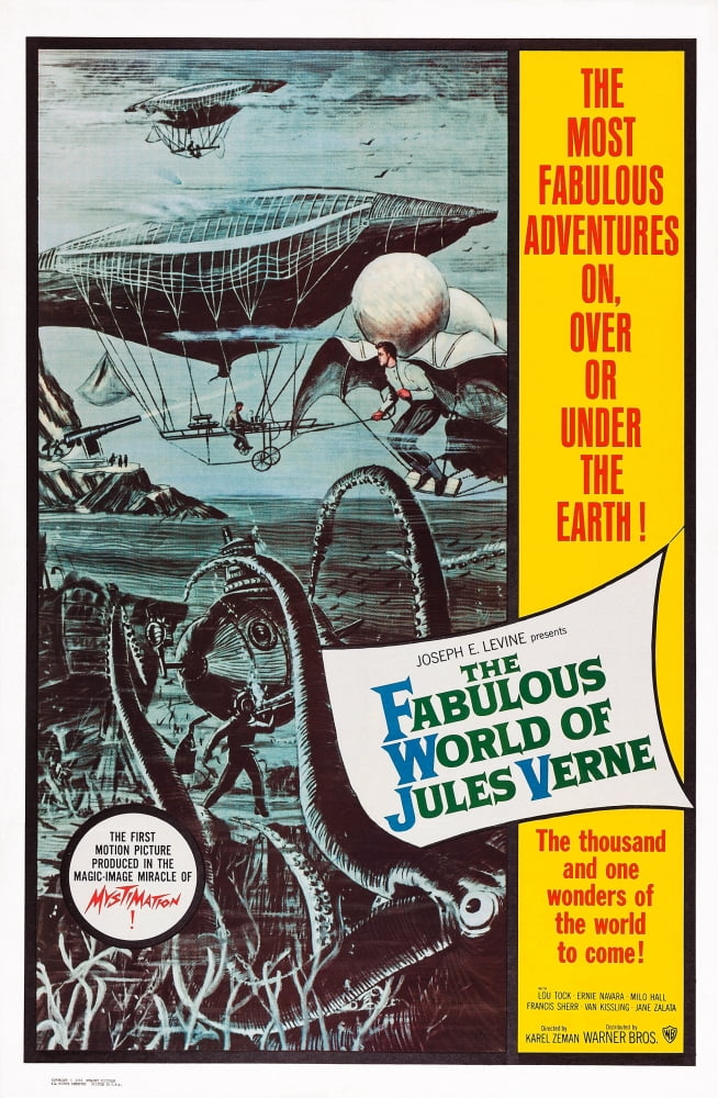 The Fabulous World Of Jules Verne Canvas Art - (11 x 17)