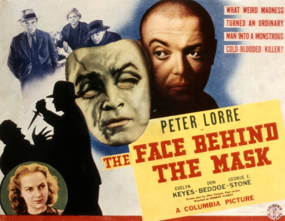 The Face Behind The Mask Canvas Art - (28 x 22)
