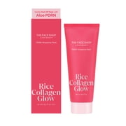 The Face Shop Rice Collagen Glow PDRN Wrapping Peel-off Facial Mask for Glowing Skin, Gentle, All Skin Types, 2.3 fl. oz.