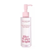 The Face Shop Rice Water Bright Vegan Light Cleansing Oil, Korean Skin Care, Makeup Remover, for All Skin Types, 5 fl. oz.