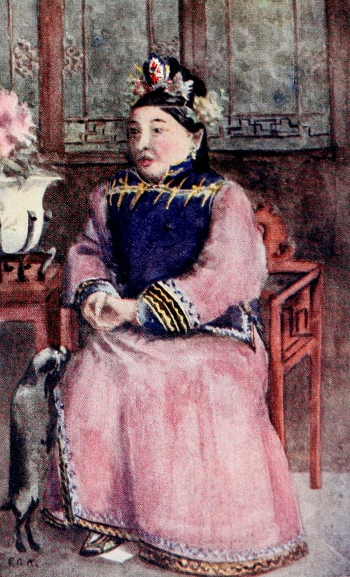 The Face of China 1909 A lady of quality Canvas Art - Emily G Kemp (18 x 24)