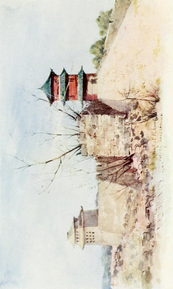 The Face of China 1909 City wall of Peking Canvas Art - Emily G Kemp (24 x 36)