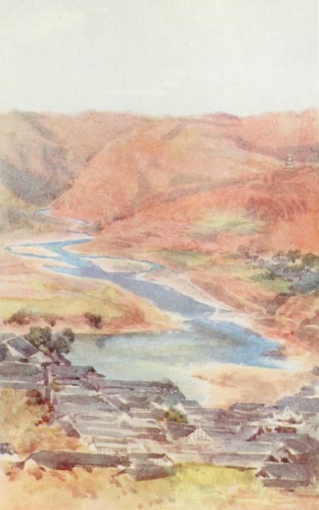 The Face of China 1909 Laowatan river Canvas Art - Emily G Kemp (24 x 36)