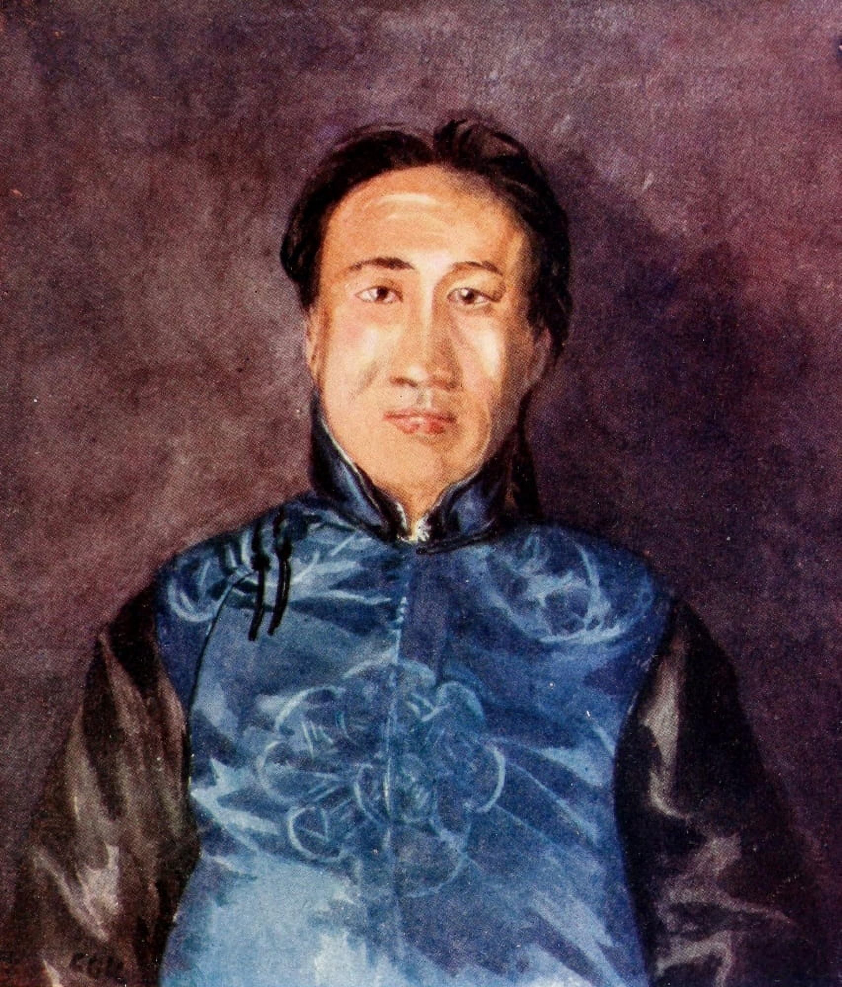 The Face of China 1909 Mr Ku Canvas Art - Emily G Kemp (24 x 36)