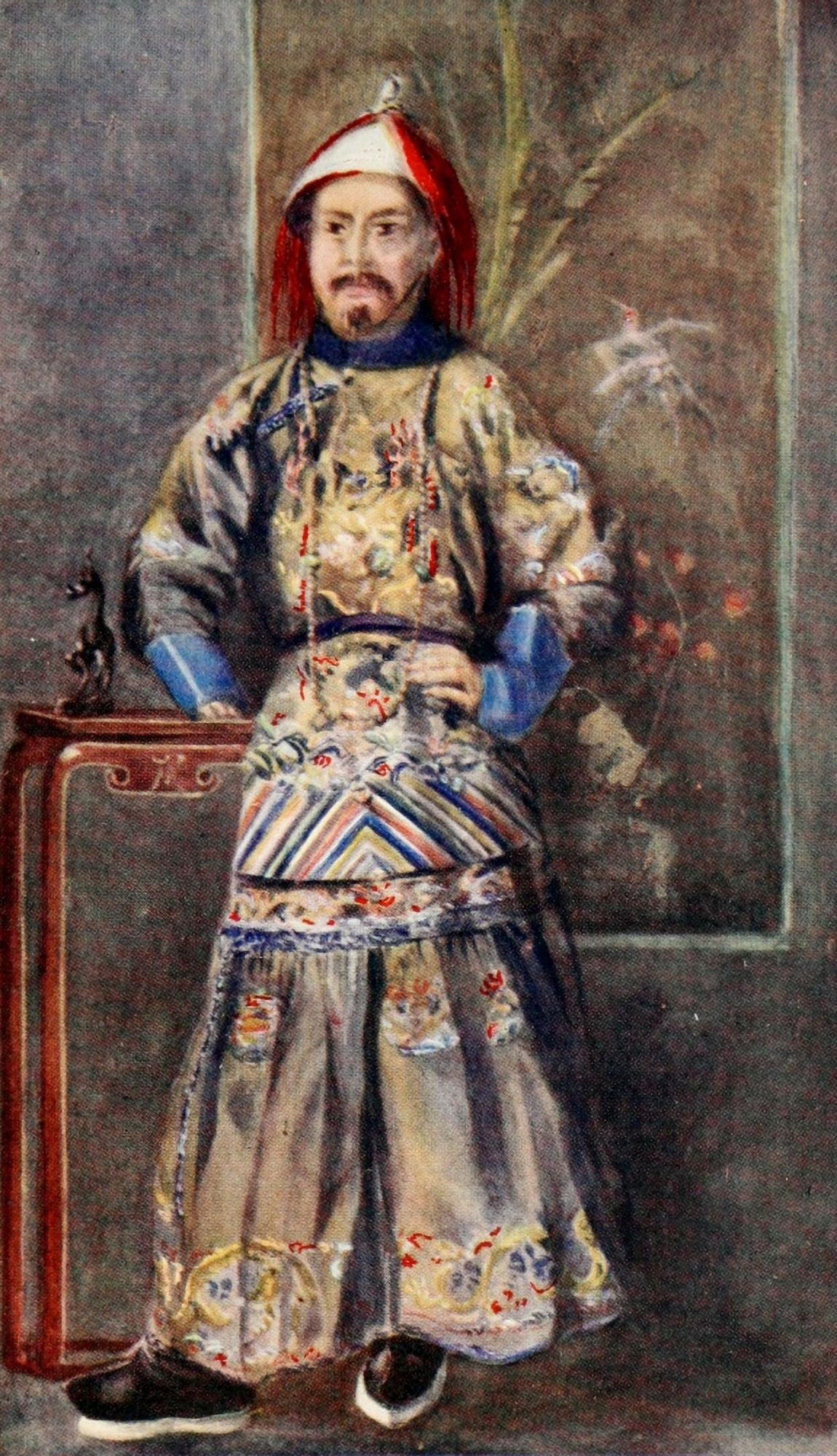 The Face of China 1909 Official court dress Canvas Art - Emily G Kemp (18 x 24)