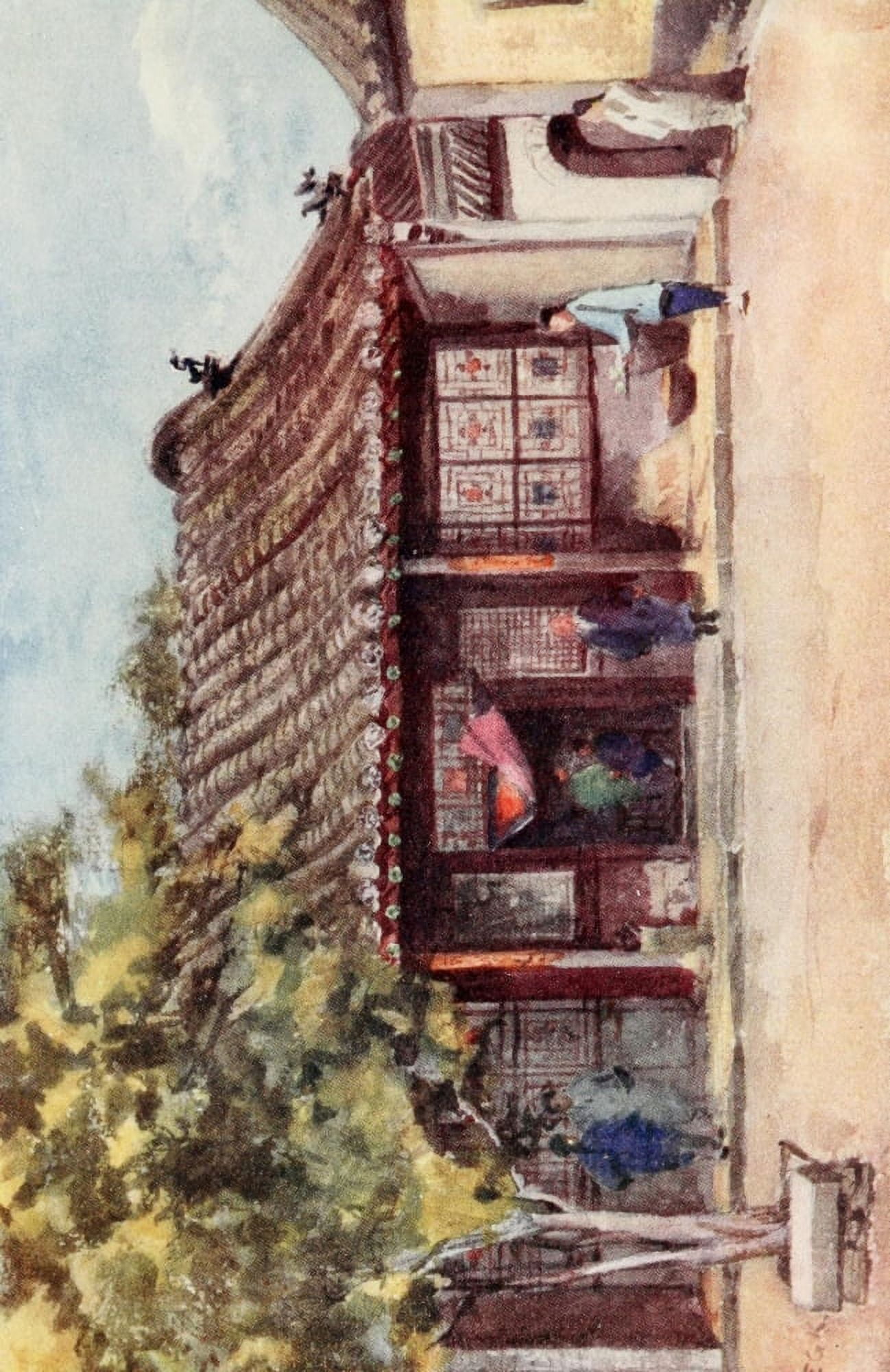 The Face of China 1909 Private house Kufow Canvas Art - Emily G Kemp (18 x 24)