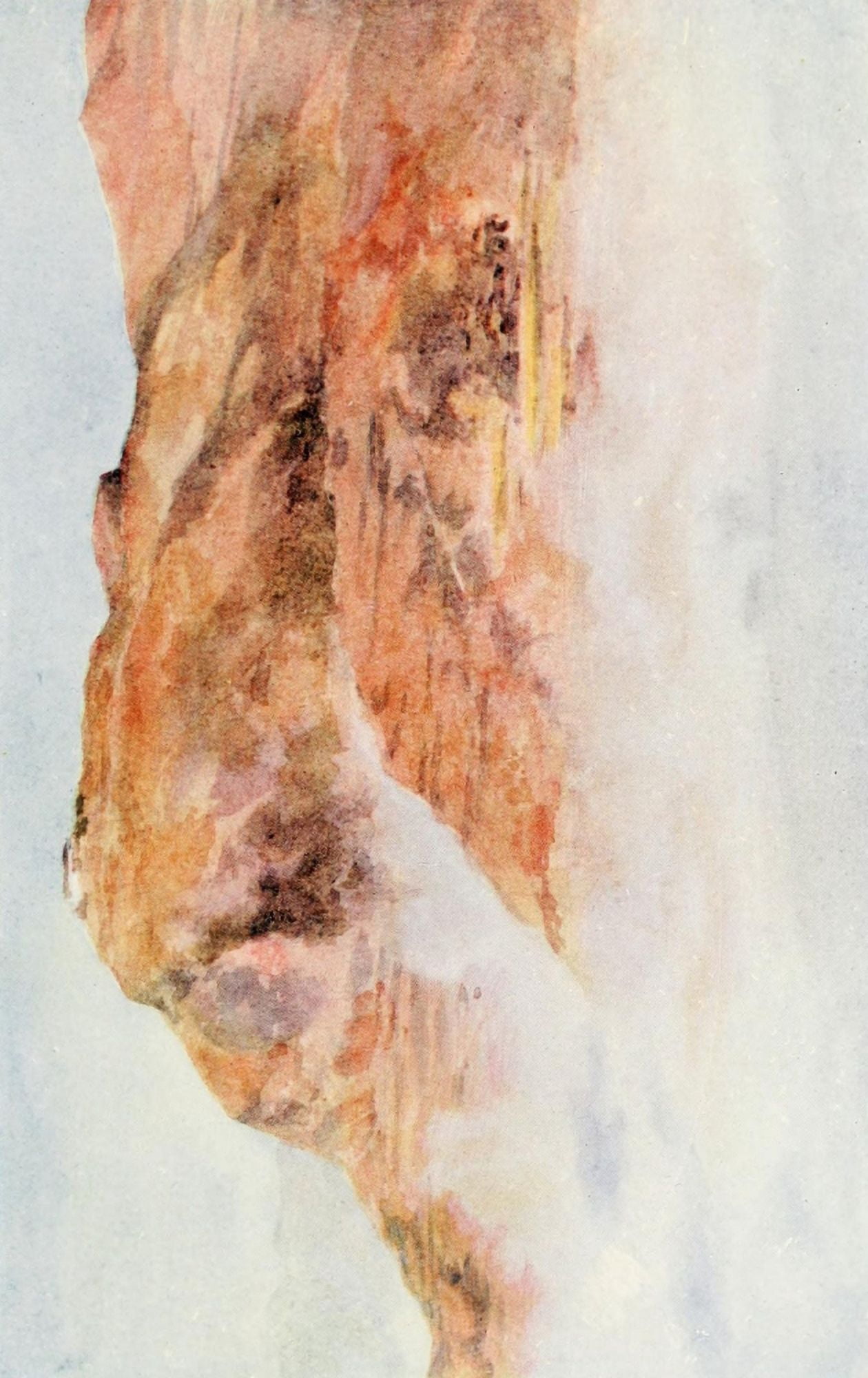 The Face of China 1909 Sunlight & mist in the mountains Canvas Art - Emily G Kemp (24 x 36)