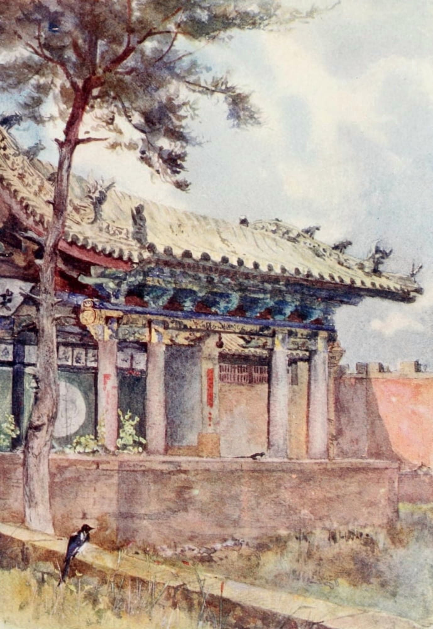 The Face of China 1909 Theatre stage Canvas Art - Emily G Kemp (24 x 36)