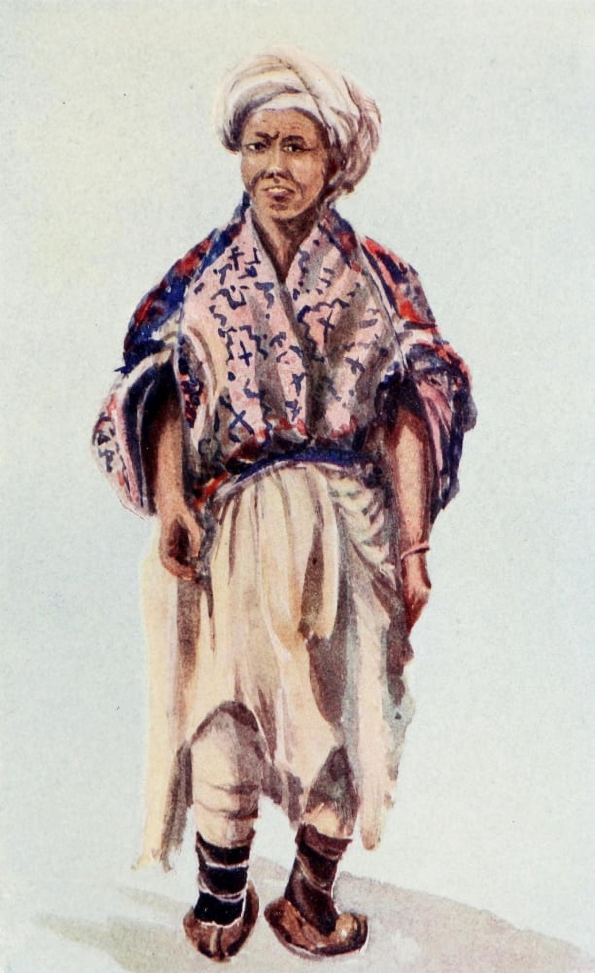 The Face of China 1909 Wha Miao Canvas Art - Emily G Kemp (24 x 36)