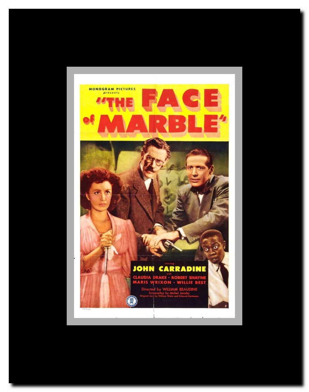 The Face of Marble Framed Movie Poster