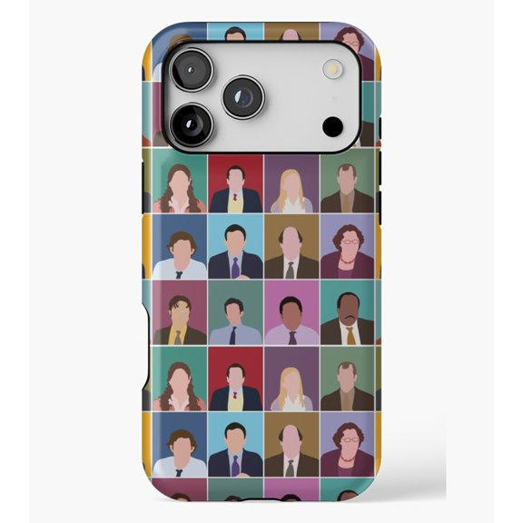 The Faces of The Office M2058, Protective Case for iPhone 17 16 15 14 13 12 11 Pro Max – Modern Unisex Style