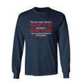 thumbnail image 1 of The Fact That There's A Highway To Hell and Only A Stairway To Heaven Says A Lot Sarcastic Novelty Gift Idea Adult Humor Funny Men's Long Sleeve Shirts, 1 of 3