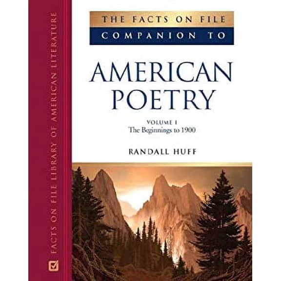 Pre-Owned The Facts on File Companion to American Poetry, 2-Volume Set (Hardcover) 0816069506 9780816069507
