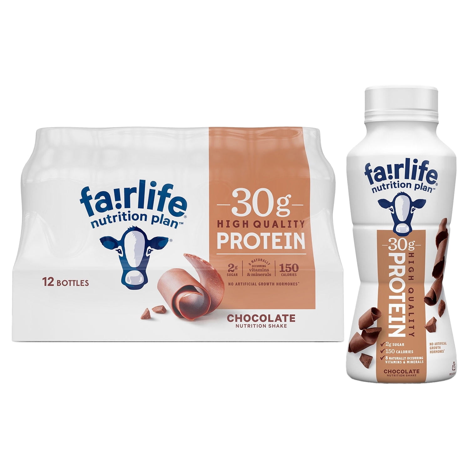 The Fairlife Nutrition Plan Chocolate, 30 g Protein Shake (11.5 fl. oz., 12 pk.)