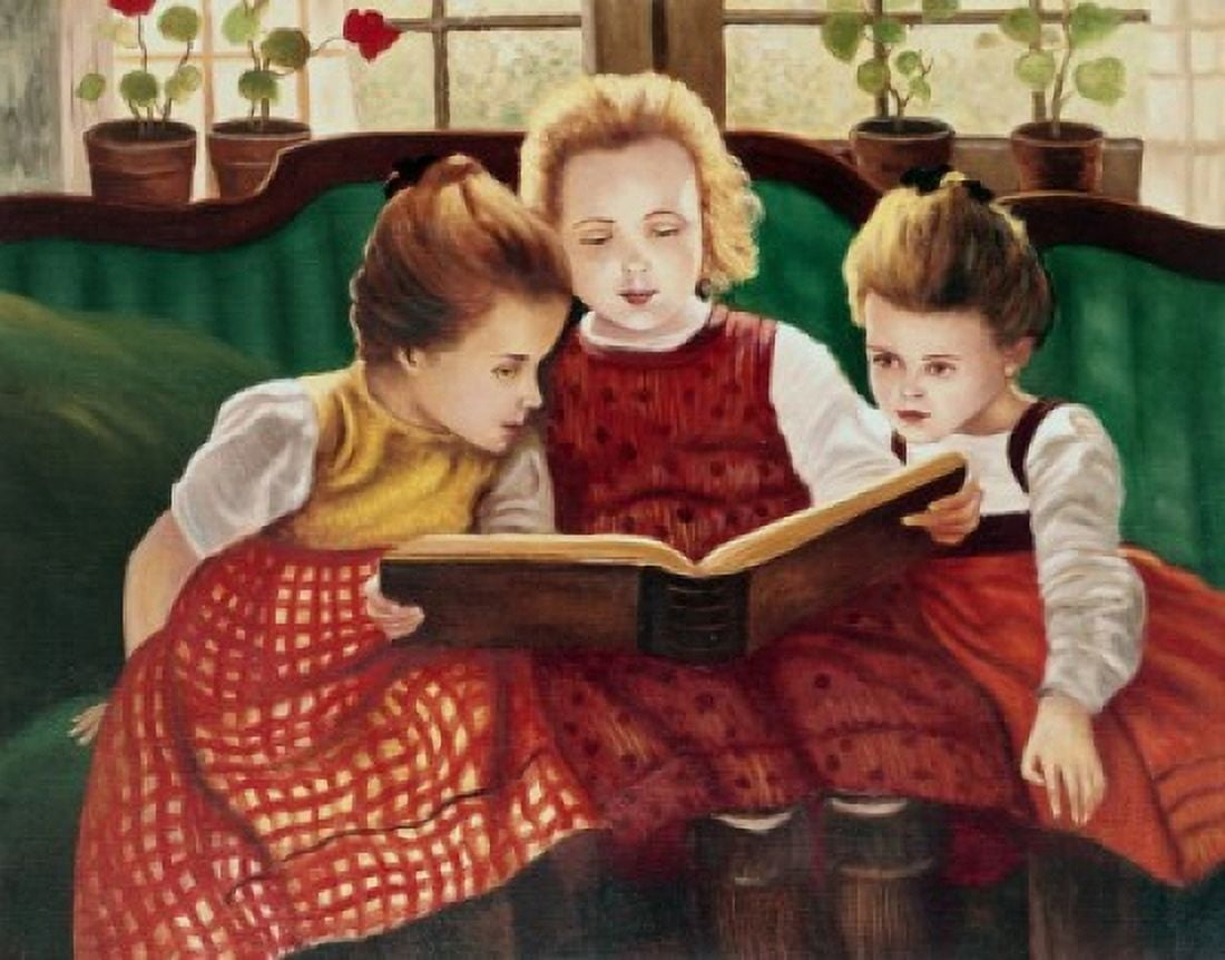 The Fairy Tale Walter Firle (1859-1929 German) Canvas Art - Walter Firle (18 x 24)