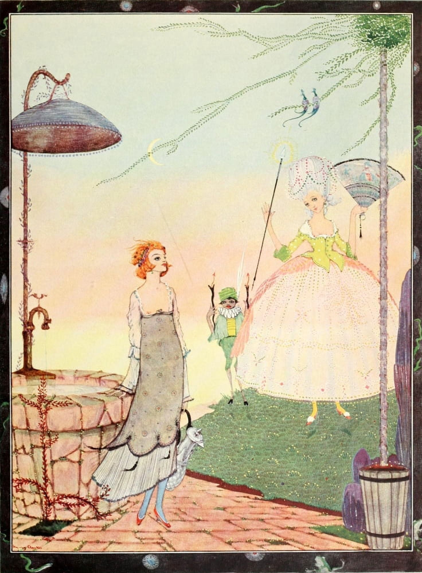 The Fairy Tales of Charles Perrault 1922 The Fairy Canvas Art - Harry Clarke (24 x 36)