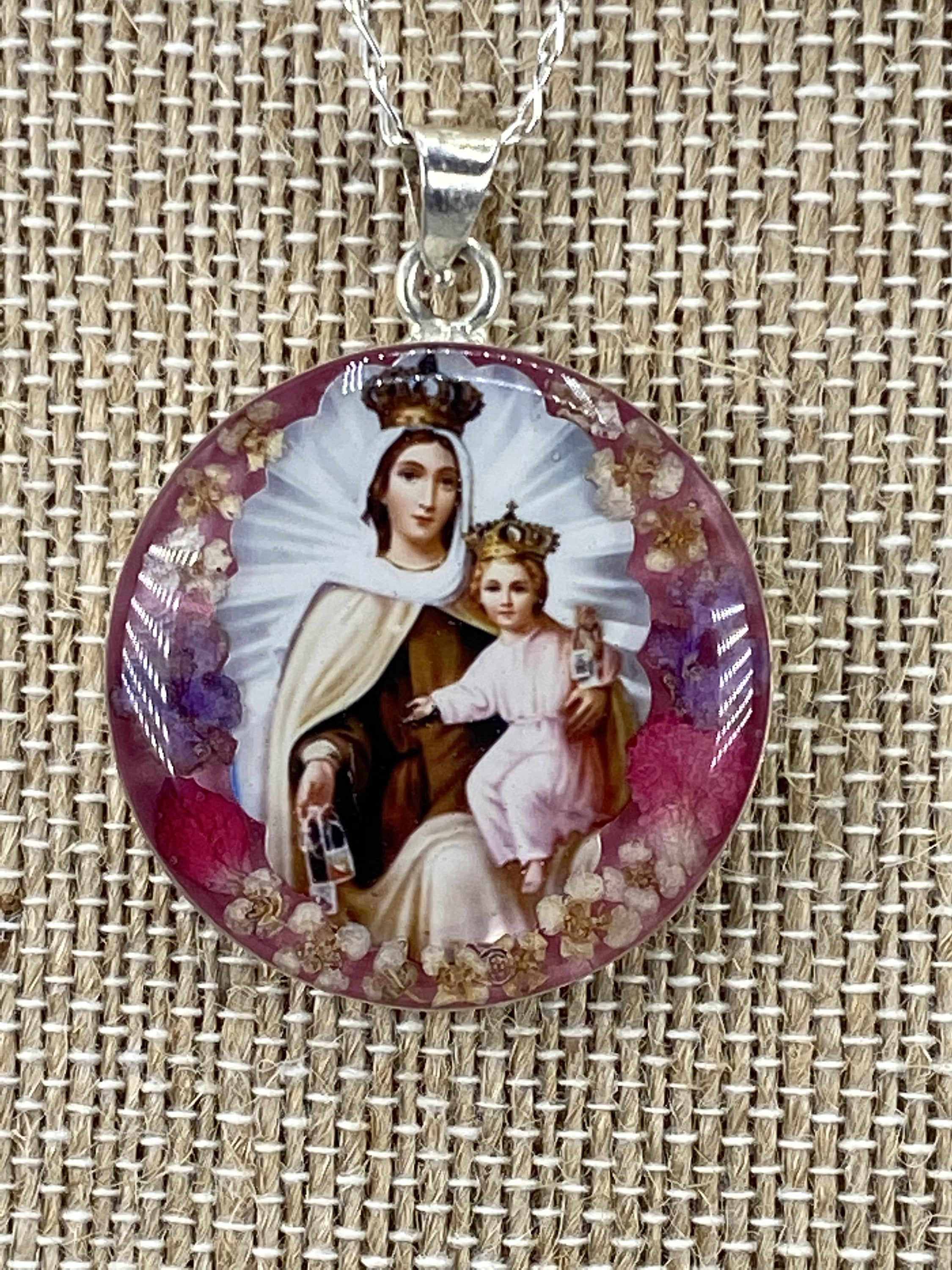 The Faith Gift Shop Collection of Our Lady of Mount Carmel Pendant ...