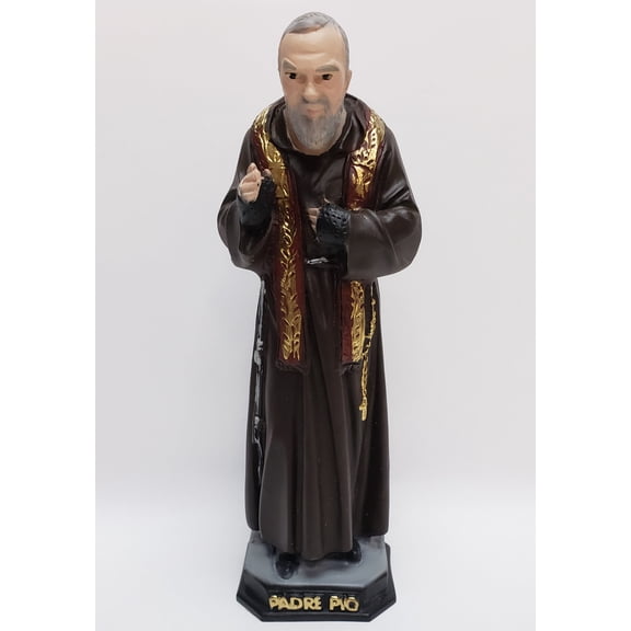 The Faith Gift Shop Saint Father Pio statue - Hand Painted in Italy - Our Tuscany Collection / San Padre Pio