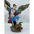 thumbnail image 1 of The Faith Gift Shop Saint Michael The Archangel Navy And Gold Wings Collection Resin Material Perfect Gift to Family Members to show Love and Faith, 1 of 10