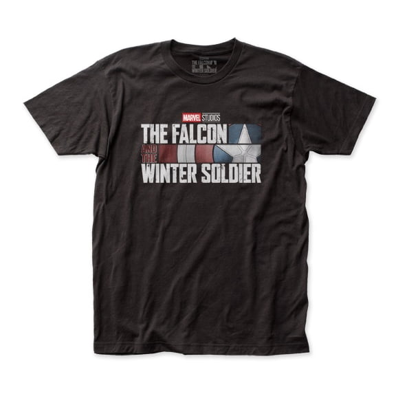The Falcon and The Winter Soldier Logo Marvel Adult T-Shirt L