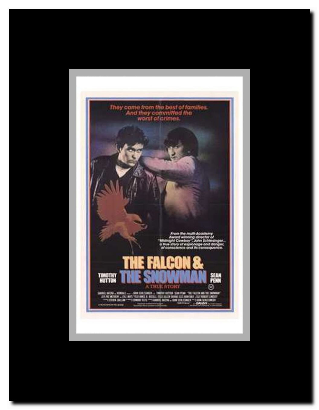 The Falcon and the Snowman Framed Movie Poster