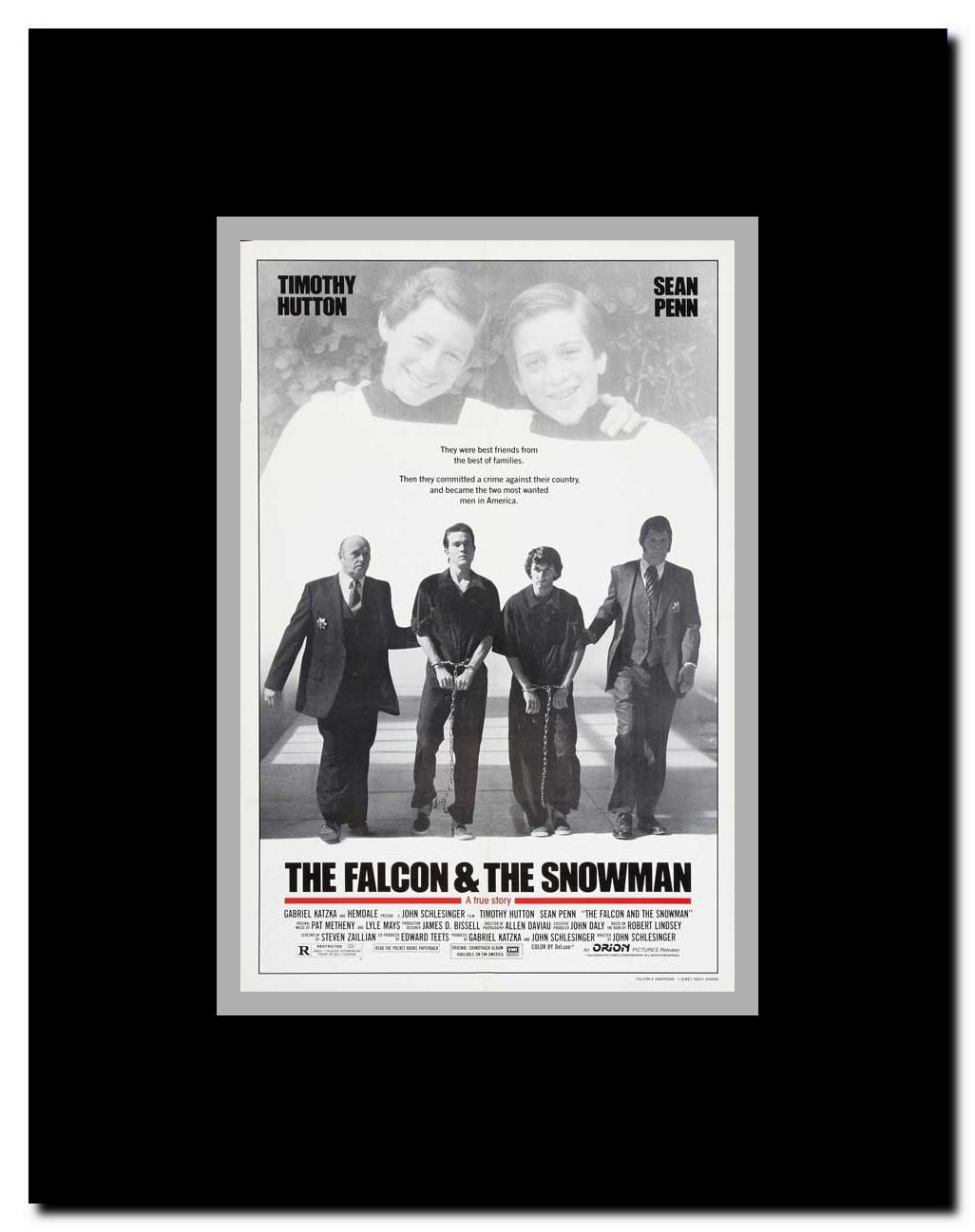 The Falcon and the Snowman Framed Movie Poster