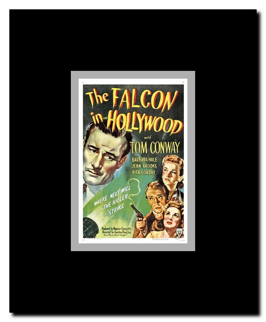 The Falcon in Hollywood Framed Movie Poster