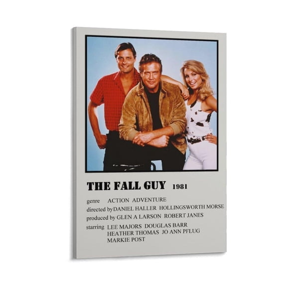The Fall Guy Action Comedy Movie Canvas Posters Canvas Wall Art Prints Poster Photo Picture Painting Posters Room Decor Home Decorative