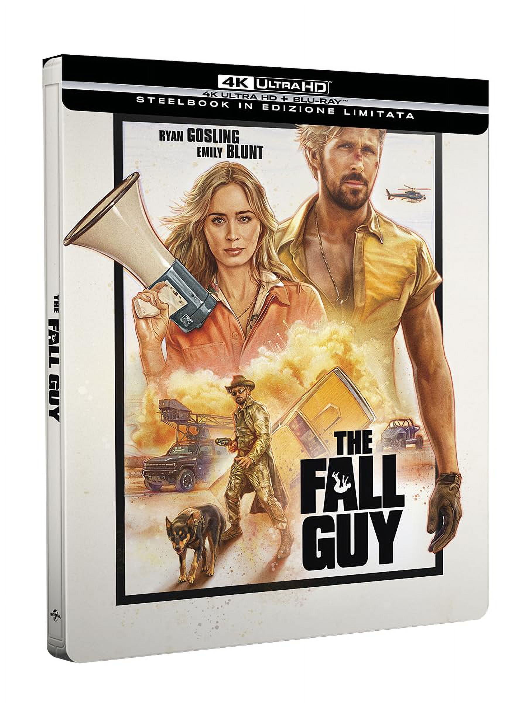 The Fall Guy (Steelbook 4K UHD + Blu-ray) (4K Ultra HD) Ryan Gosling Emily Blunt David Leitch