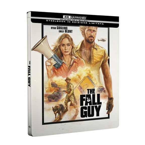The Fall Guy (Steelbook 4K UHD + Blu-ray) (4K Ultra HD) Ryan Gosling Emily Blunt David Leitch