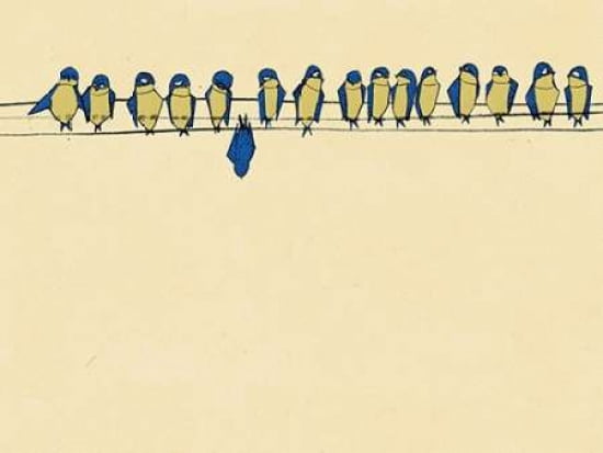 The Fall Of The Finch Canvas Art - Ellie Foreman-Peck (18 x 24)