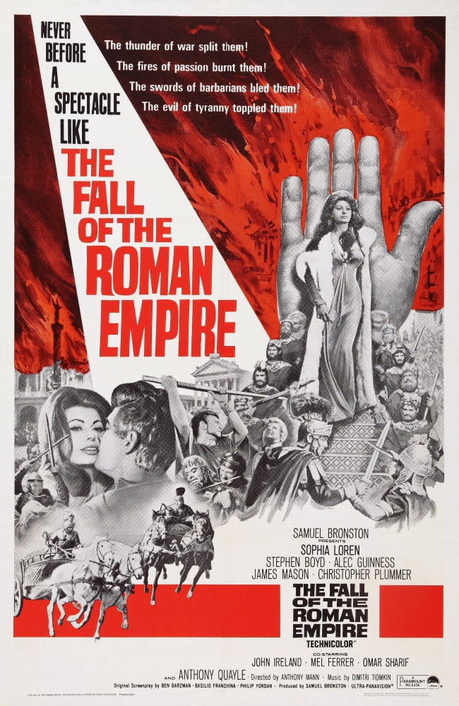 The Fall Of The Roman Empire U Canvas Art -  (24 x 36)