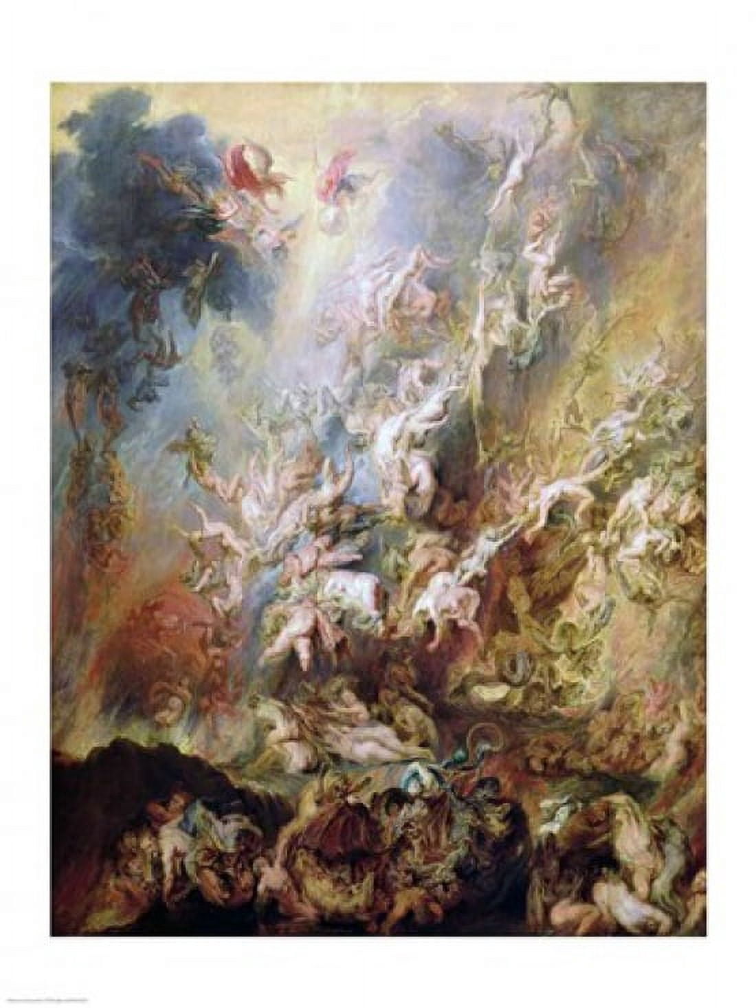 The Fall of the Damned Canvas Art - Peter Paul Rubens (18 x 24)