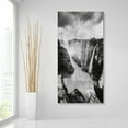thumbnail image 1 of "The Falls" Reverse Printed Tempered Glass with Silver Leaf, 1 of 5