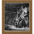 thumbnail image 1 of The Family 20x20 Gold Ornate Wood Framed Canvas Art by Ostade, Adriaen van, 1 of 2