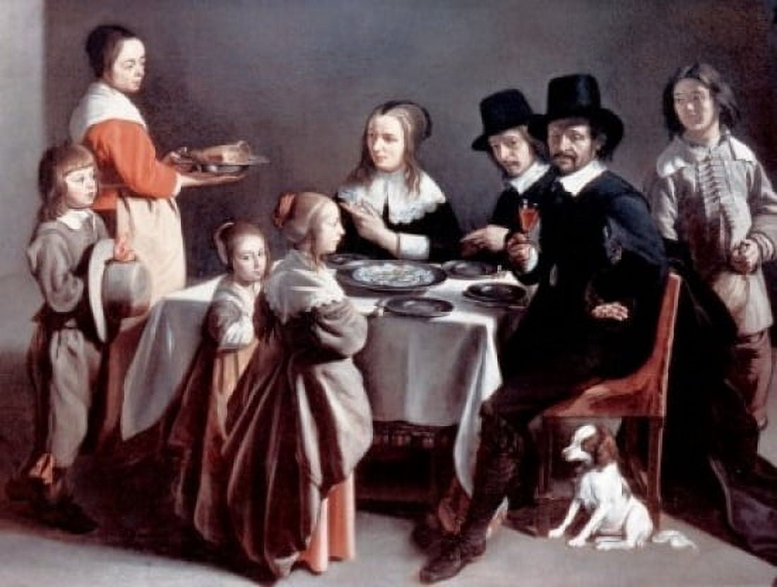 The Family Dinner Louis Le Nain (ca 1593-1648 French) Canvas Art - Louis Le Nain (24 x 36)