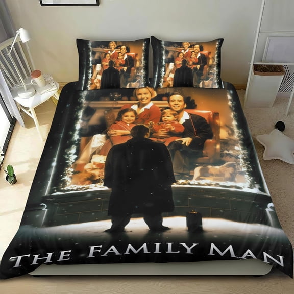 The Family Man Themed Bed Sheet Set Three Piece Set 36x75 Inches Comfortable And Skin Friendly Unique Design Creating A Star Studded Night