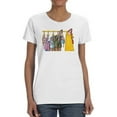 thumbnail image 1 of The Family Support T-Shirt Women -Halit Kurtulmus Aytoslu Designs, Female Medium, 1 of 4