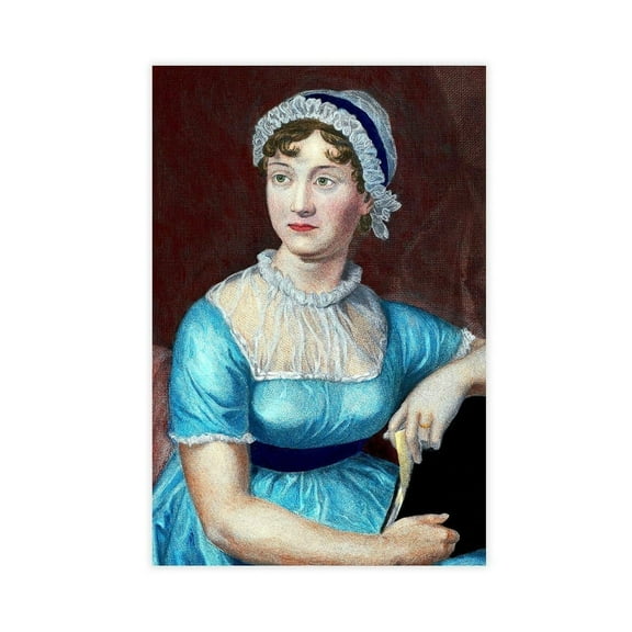 The Famous British Novelist Jane Austen Room Decoration Posters