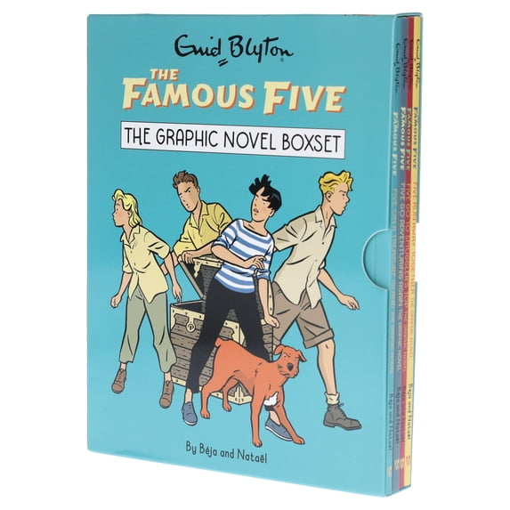 The Famous Five Graphic Novel By Enid Blyton 4 Books Box Set - Ages 9+ - Paperback