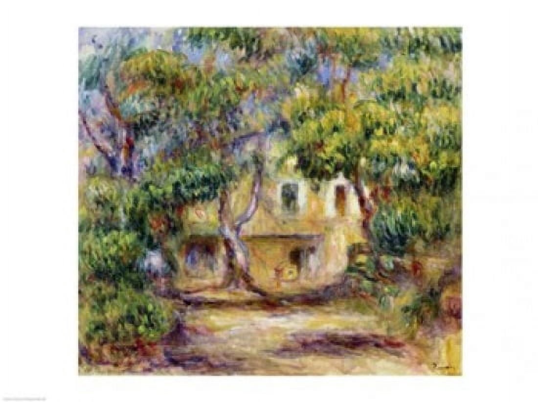 The Farm at Les Collettes c1915 Canvas Art - Pierre-Auguste Renoir (24 x 18)