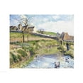 thumbnail image 1 of The Farm at Osny 1883 Poster Print by Camille Pissarro - 24 x 18 in., 1 of 1