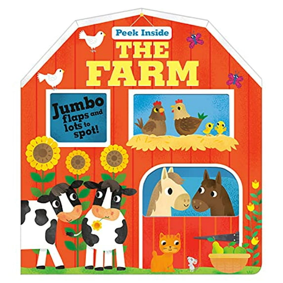 Pre-Owned Peek Inside: The Farm (Board book) 0593430565 9780593430569