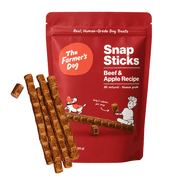 The Farmer's Dog Snap Sticks, All Natural Human Grade Training Treats, Beef &amp; Apple 3oz deal from Walmart