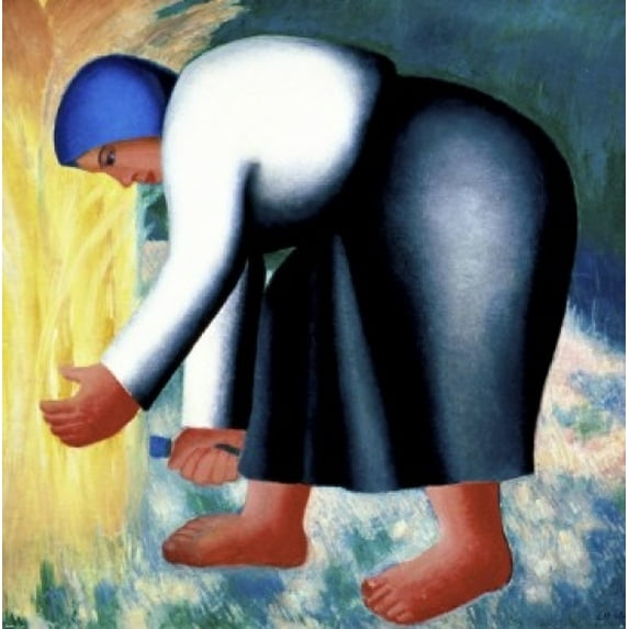 The Farmer's Wife II Kasimir Malevich 1878-1935/Russian Oil on Canvas Russian State Museum St Petersburg 18 x 24