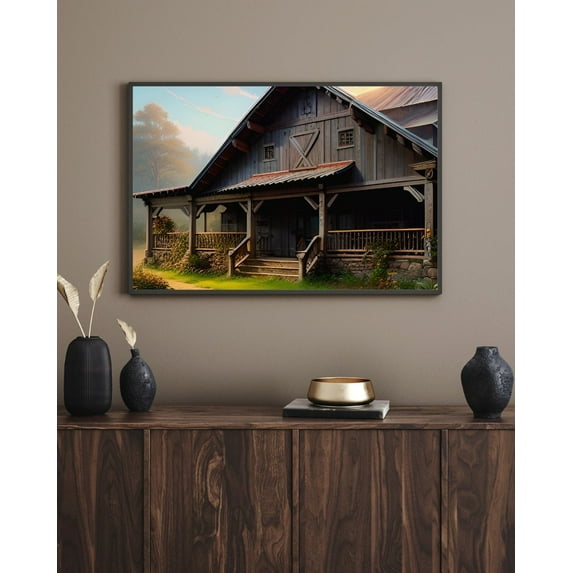 The Farmhouse Garden - Farm House Canvas Art