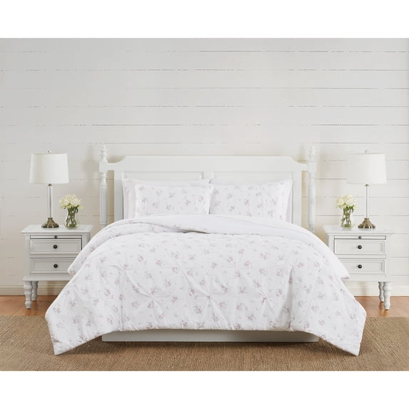 The Farmhouse by Rachel Ashwell Signature Rosebury King 3 Piece Comforter Set