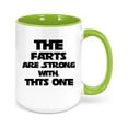 thumbnail image 1 of The Farts Are Strong With This One, Funny Coffee Mugs, Star Wars Mug, Gift For Him, Farting Mug, Dad Gift, Birthday Gift Idea, Nerd Cup, GREEN, 1 of 1